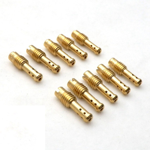 Pack of 10pcs Motorcycle Pilot Jet 8 Bleed Holes for MIKUNI VM/TM/TMX VM22/210  AX100 EN GN TZR TM TMS  Carburetor ► Photo 1/6