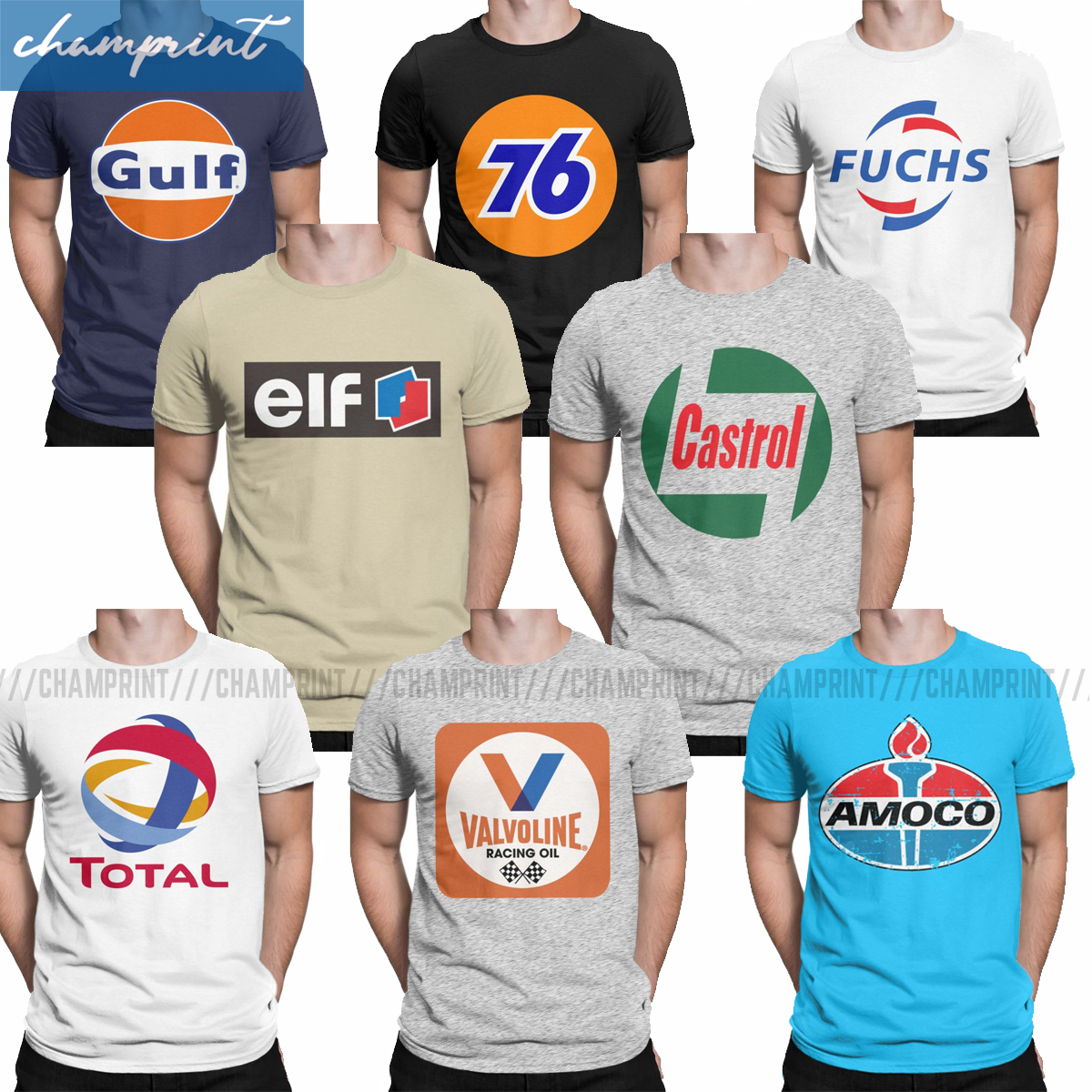Vintage Oil Retro Gas Petrol Brand Logo promotion gasoline T-Shirts Men Car  Motorsport T Shirt 70's 80's Birthday Gift Tee Shirt - AliExpress