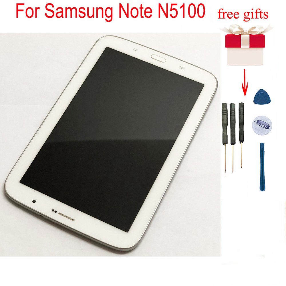 White Samsung Galaxy Note 8.0 GT N5100 Front Glass Touch Screen Digitizer 