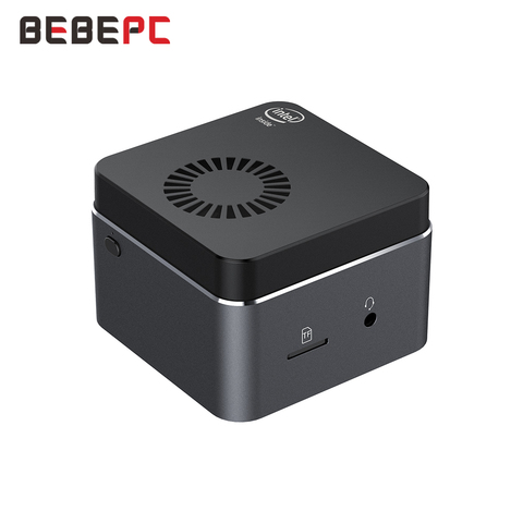 BEBEPC Portable Mini PC Intel Celeron N4100 Quad Cores 8GB LPDDR4 Windows 10 2.4G/5G Dual Band Wifi Bluetooth 4.2 HDMI 2.0 2*USB ► Photo 1/6