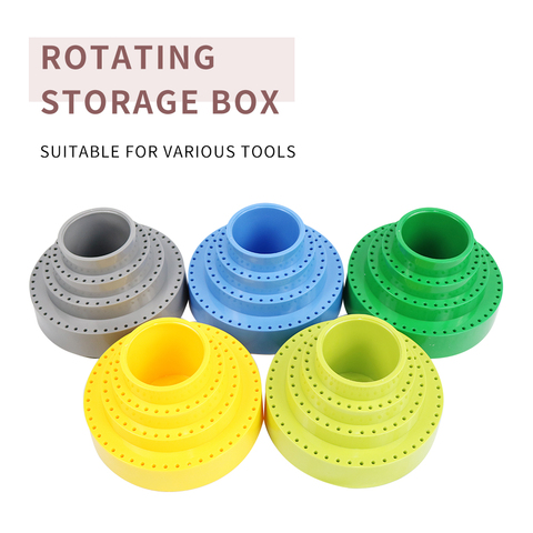 Rotary Polishing grinding head storage box, three layers 116 holes ,5 color options Jewley making tools ► Photo 1/6