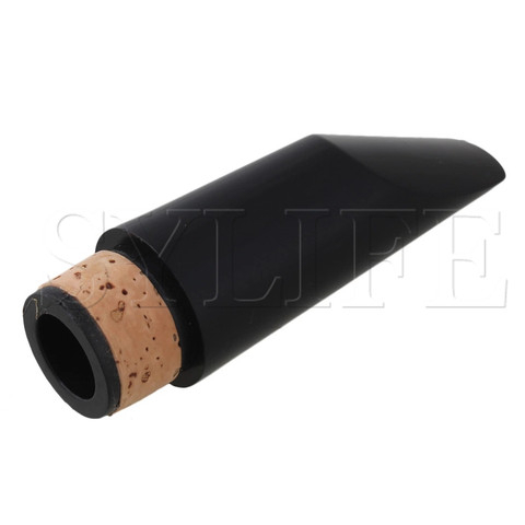 Black ABS Plastic Mouthpiece For Bb Clarinet W/ CORK ► Photo 1/3