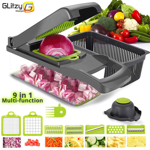 Vegetable Cutter 6 Dicing Blades Mandoline Slicer Fruit Peeler Potato Cheese Grater Chopper Kitchen Accessories Vegetable Slicer ► Photo 1/6