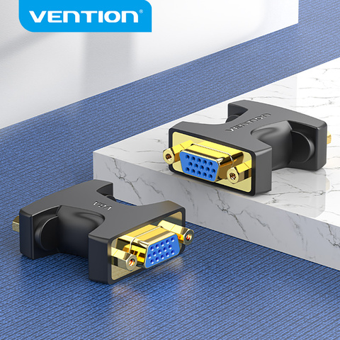 Vention VGA Adapter VGA 1080P@60Hz Female to Female Cable Connector for HDTV Projector Laptop AIO VGA to VGA Female Converter ► Photo 1/1