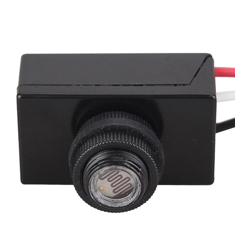 Mini Photocell Photoelectric Switch Light Lamp Switching Sensor AC 80V-277V DIN889 ► Photo 1/5