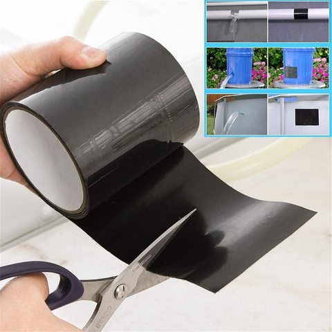 150cm Repair Tape Super Strong Fiber Waterproof Stop Leaks Seal Performance Self Fix Tape Adhesive Duct Tape Repair The Gap ► Photo 1/6