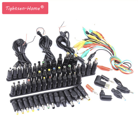 76 pcs Universal Laptop DC Power Supply Adapter Connector Plug AC DC conversion head Jack Charger Connectors Laptop Power Adapte ► Photo 1/6