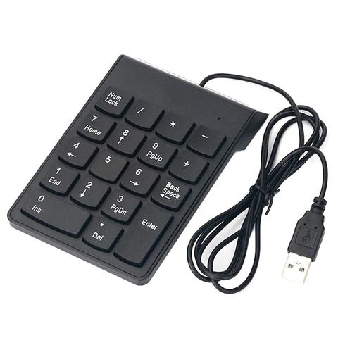 Numeric Keypad Mini 2.4G Wireless Wired 18 Keys Keyboard Numeric Keypad Numpad for PC Laptop 2022 ► Photo 1/6