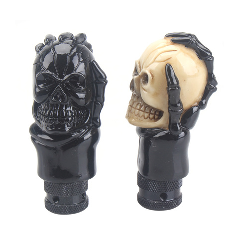 Skull Shape Head shift knob Car Accessories Decoration Car Manual Gear Stick Shifter Lever Knob gear shift knober ► Photo 1/6