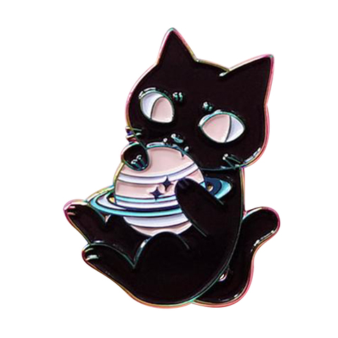 Astronomy Space Cosmic Cat Enamel brooch ► Photo 1/1