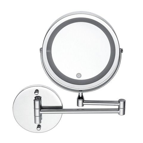 Led 10X Magnifying Makeup Shaving Vanity Mirror Bathroom Wall Mount 360° ► Photo 1/6