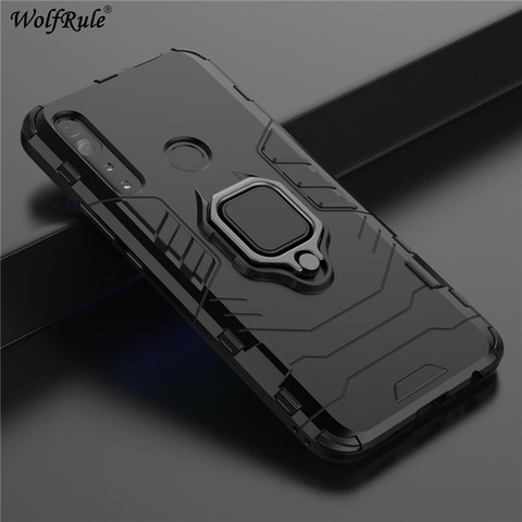 Holder Magnetic Case For Huawei Honor 9X Case Honor 9X Durable Metal Ring Stand Cover For Huawei Honor 9X STK-LX1 Case Wolfrule ► Photo 1/6
