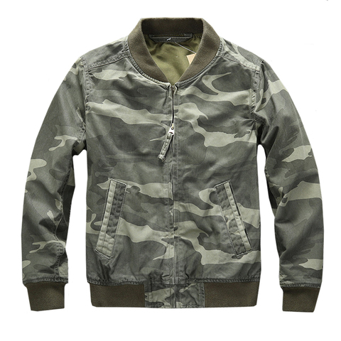 Camouflage Jackets Men Military Baseball Jacket Casual 2022 Fashion Spring Autumn Camo Tactical Coat Male Green Khaki HX278 ► Photo 1/6