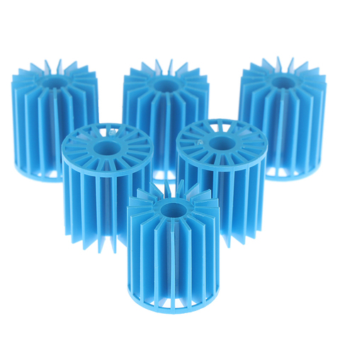 100pcs Bio Balls Aquarium Fish Tank Pond Filter Biological Filtration Media Blue PVC Filter Media 15*16mm ► Photo 1/5