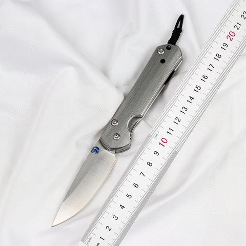 JUNSHENG Small Sebenza 21st Anniversary Folding Knife 5CR15MOV Blade Steel Handle Camping Multifunctional Hunting EDC Tool ► Photo 1/6