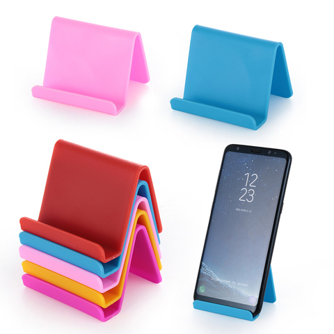 1pcs Universal Mini Smart Phone Table Desk Mount Stand Phone Holder Bracket for Cell Mobile Phone Tablets Lazy Bracket Fashion ► Photo 1/6