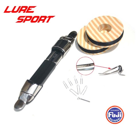LureSport FUJI NS6 NS7 Reel seat LCAG Guide Stainless Steel Guide Thread Kit Rod Building Component Repair DIY Accessory ► Photo 1/6