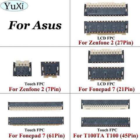 YuXi LCD display FPC Connector Port Plug on mainboard for ASUS zenfone 2 ZE500KL Z00ED Fonepad 7 T100TA T100 27/ 7/ 21/61/45 pin ► Photo 1/6