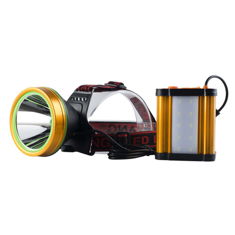 Bright LED headlamp portable handheld COB lighting lantern outdoor cycling mountain climbing essential rechargeable headlight ► Photo 1/1