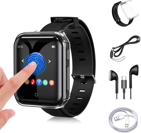 MP3 player RUIZU Bluetooth M8 detachable full touch screen 16GB wearable music player, support FM radio, recorder, video, e-book ► Photo 1/6