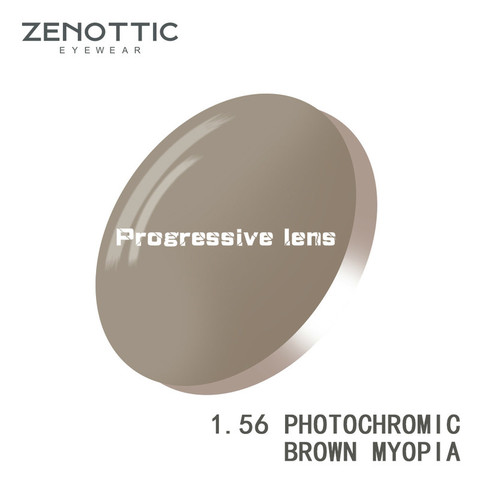 ZENOTTIC Prescription Photochromic Lenses 1.56 1.61 1.67 Hyperopia Myopia Optical Lens Multifocal Progressive Photochromic Lens ► Photo 1/6