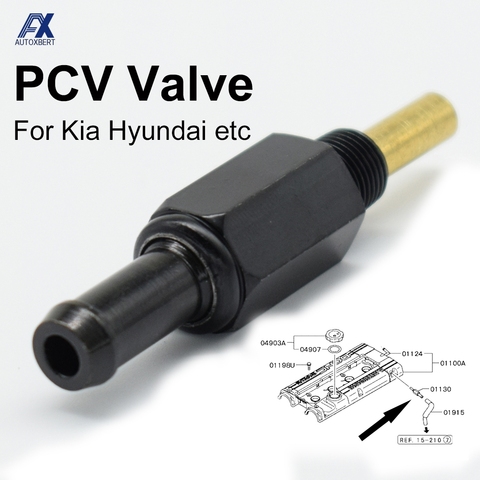 Car Exhaust Valve PCV Valve For Hyundai Accent Kia 26740-26700 For Dodge 600 400 Caravan Challenger Colt 2674021304 2674021314 ► Photo 1/5