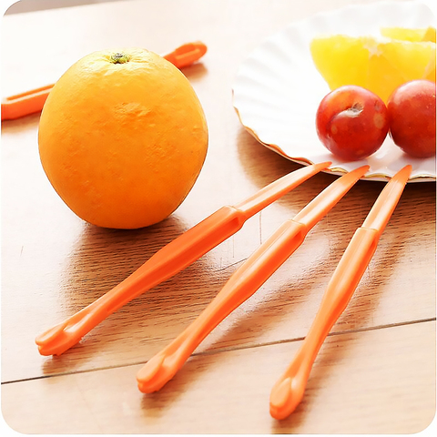 6pcs Orange Peelers orange device skinning knife juice helper Citrus Opener fruit vegetable tools Kitchen Tool ► Photo 1/6