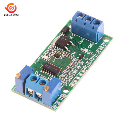 0-5V 4-20mA Voltage To Current Module Current Transmitter Linear Conversion Signal Converter Adjustable Isolated Board ► Photo 1/6