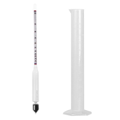 Hydrometer Tester Vintage measuring bottle Set Tools Alcoholmeter Alcohol Meter Wine Concentration Meter ► Photo 1/5