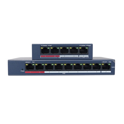 HIK with logo 4CH 8CH 16CH 24CH PoE LAN Network Switch, DS-3E0105P-E/M  DS-3E0109P-E/M  DS-3E0318P-E/M  DS-3E0326P-E/M Economic ► Photo 1/3