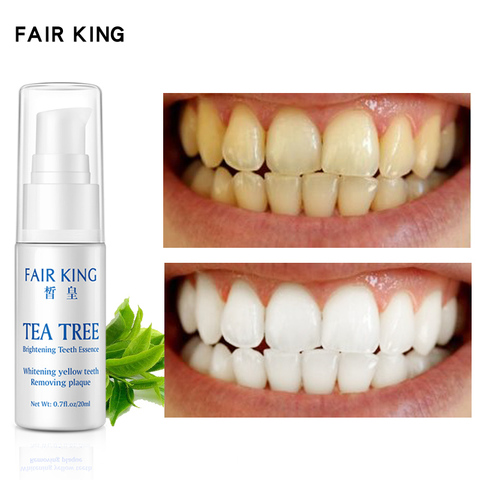 Tea Tree Teeth Whitening Essence Powder Oral Hygiene Cleaning Serum Removes Plaque Stains Tooth Bleaching Dental Tool Toothpaste ► Photo 1/6