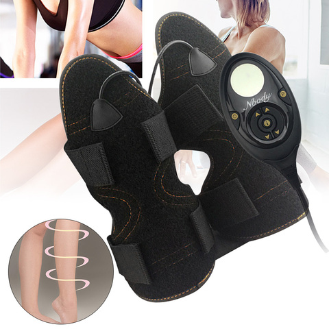 1pair Sports Arm Slimming Belt Portable EMS Vibration Girls Bodybuilding Exercise Weight Loss Thigh Calf Home Fitness Equipment ► Photo 1/6