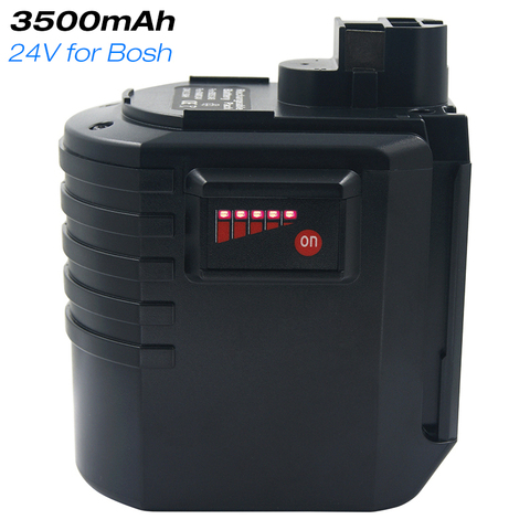 24V 3500mAh Ni-mh Rechargeable Battery for Bosch BAT019 BAT020 BAT021 GBH 24VRE GBH 24VFR GBH 24VSR Cordless Drills ► Photo 1/6