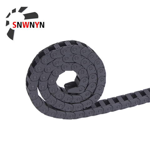 10 X 20mm 10*20mm Drag Chain L1000mm Cable Drag Chain Wire Carrier With End Connectors For CNC Router Machine Tools ► Photo 1/1