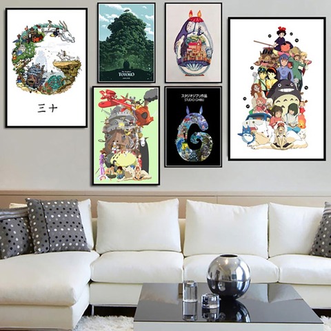 5D DIY Diamond Painting Kit Studio Ghibli Tribute Japan Anime 5D Embroidery Singer Set Cross Stitch Mosaic Decoration Gift ► Photo 1/6