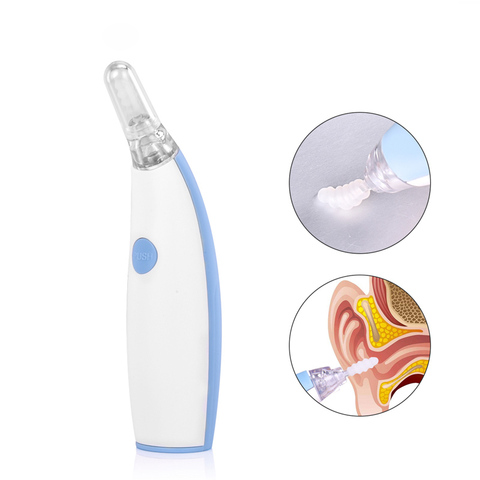 Electric Cordless Vacuum Ear Cleaner Wax Remover Safety Painless Cleaning  Device