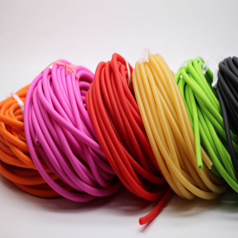 Resistance Band 10M A Piece Size 3060 3070 4070 Natural Rubber Band Latex Tube Pull Rope  Tourniquet Rope  exercise bands ► Photo 1/6