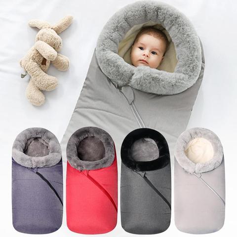 Winter Autumn Baby Infant Warm Sleeping Bag Baby Stroller Sleeping Bag Waterproof Wearable Stroller Blanket for Outdoor Tour ► Photo 1/6