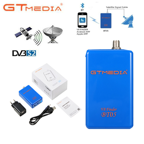 GTmedia V8 Finder BT05 replace BT03 Finder 1080p bluetooth DVB-S2 satellite finder with lithium ► Photo 1/6