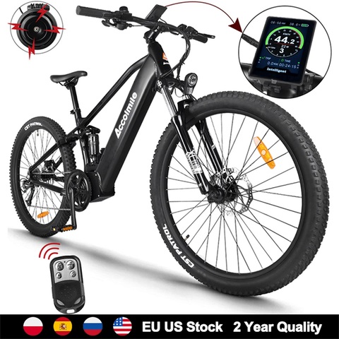 Powerful Electric Bike 48V 750W MTB Mens bicicleta eletrica 27.5inch Mountain E Bicycle Bafang Motor LG Cell Battery Road eBike ► Photo 1/6