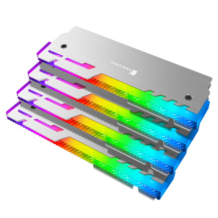 JONSBO 5V ARGB RAM Memory Heatsink Cooling Vest AURA Control Aluminum Desktop PC RAM Cooler Heat Sink Radiator Thermal Pad NC-3 ► Photo 1/6