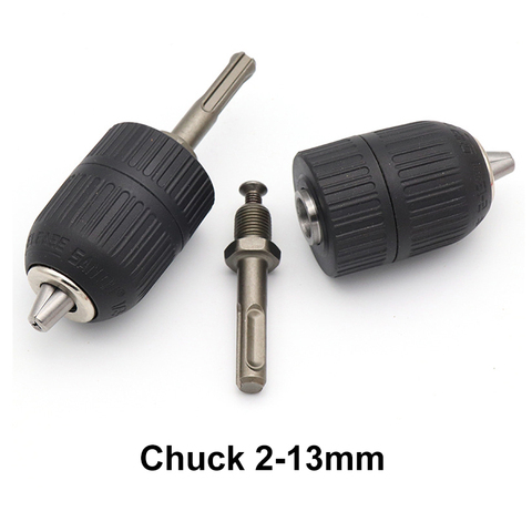 2-13mm Self-locking Electric Drill Chuck Driver Tool Accessories Keyless Drill Chuck Adaptor Impact Hex Shank Household Drill ► Photo 1/1