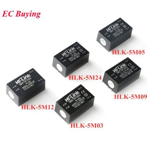 HLK-5M03 HLK-5M05 HLK-5M09 HLK-5M12 HLK-5M24 AC-DC 220V to 5V/3.3V/9V/12V/24V AC DC Mini Power Supply Module Step Down Buck HLK ► Photo 1/6