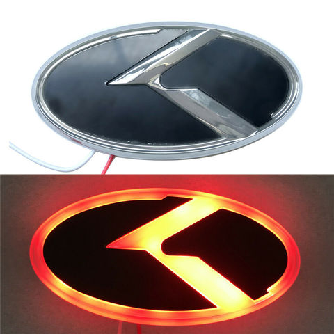 Red/Blue/White LED Light K Logo Front Grille Trunk Rear Emblem For Kia OPTIMA ► Photo 1/5