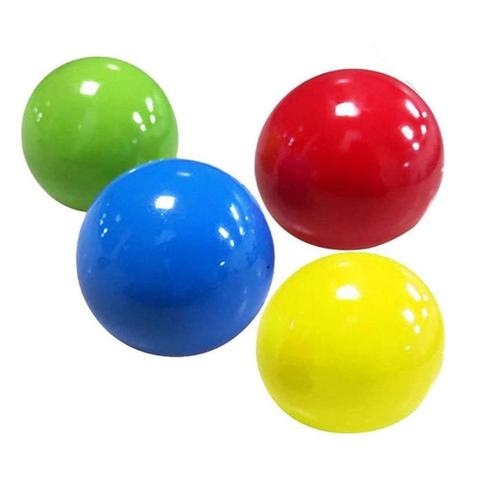Dropshipping Kids Toys Stick Wall Ball 45MM/65MM Decompression Sticky Squash Ball Luminous Suction Decompression Wholesale Toy ► Photo 1/6
