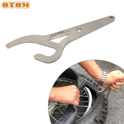 OTOM Universal Motorcycle Tire Changer Clamp Parts Bicycle Tyre Bead Lifter Hand Install Removal Wrench Maintain Auxiliary Tools ► Photo 1/6