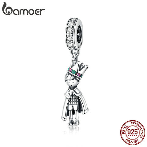 bamoer 2022 Prince of the Sea Pendant Charms for Original Bracelet or Necklace 925 Sterling Silver beads Bijoux diy SCC1584 ► Photo 1/6