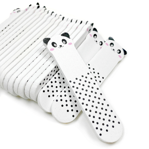 10pcs Mini Small Nail File Set Cute Animal White Panda Nail Polish Polishing Files Pedicure Manicure Nail Care Tools Accessories ► Photo 1/5