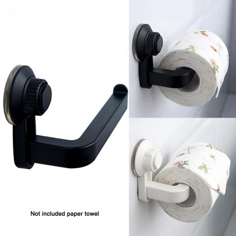 Suction Cup Rack Kitchen Bathroom Storage Waterproof Moisture Proof Towel Accessories Shelf Toilet Paper Holder Wall Mounted ► Photo 1/6