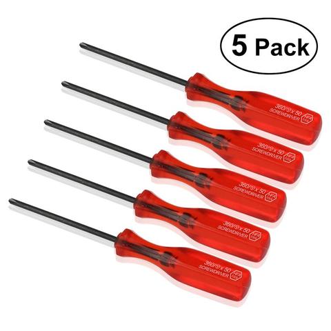 5pcs Triwing Trigram Y-Tip Screwdrivers Screw Drivers For Nintendo Wii /DS /DS Lite /GBA (Red) ► Photo 1/6